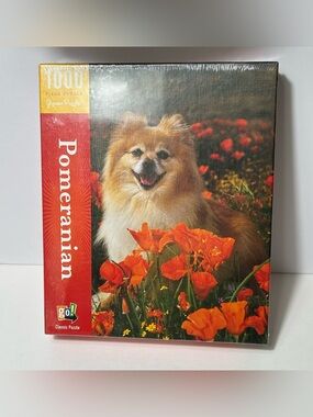 New Pomeranian Go Classic Puzzle Jigsaw 1000 Pieces 19 5/8 X 29 1/2 Gift Hobby